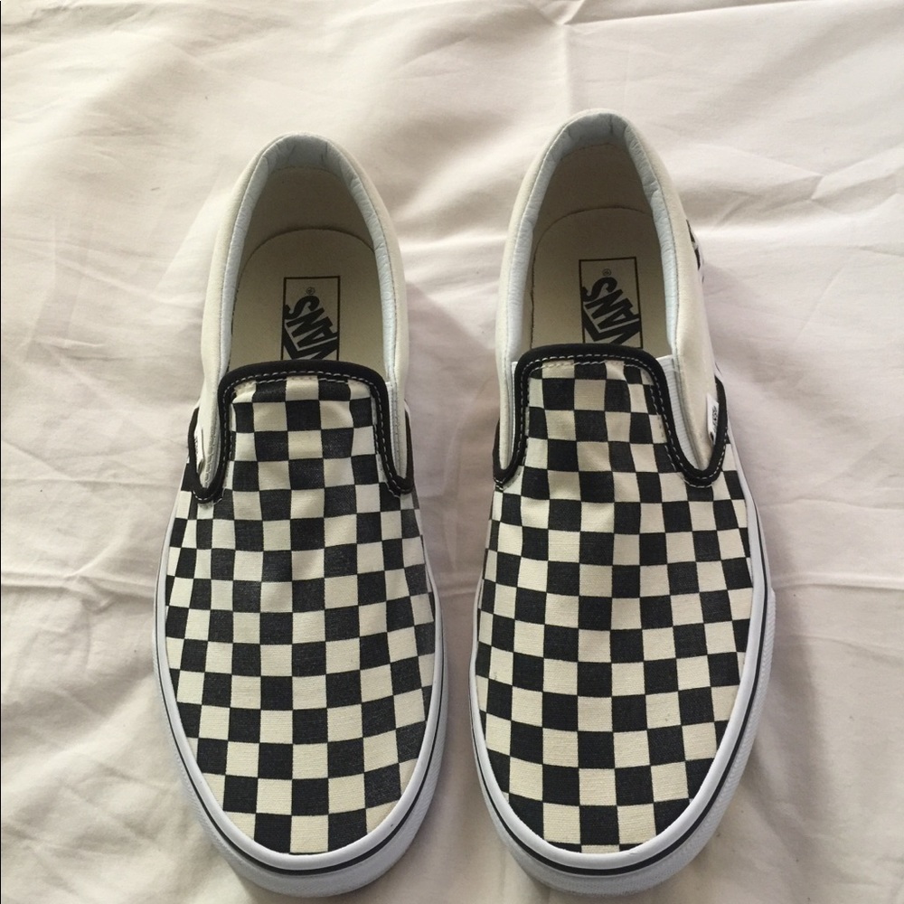 Vans Asher checkerboard shoe